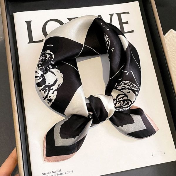 Carré 100 Soie Décoration Chic Femme