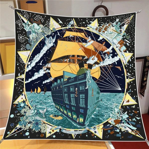 carré chic 90x90 pour cheveux