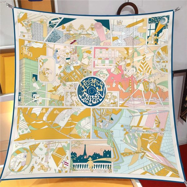 foulard carré prestige collection luxe