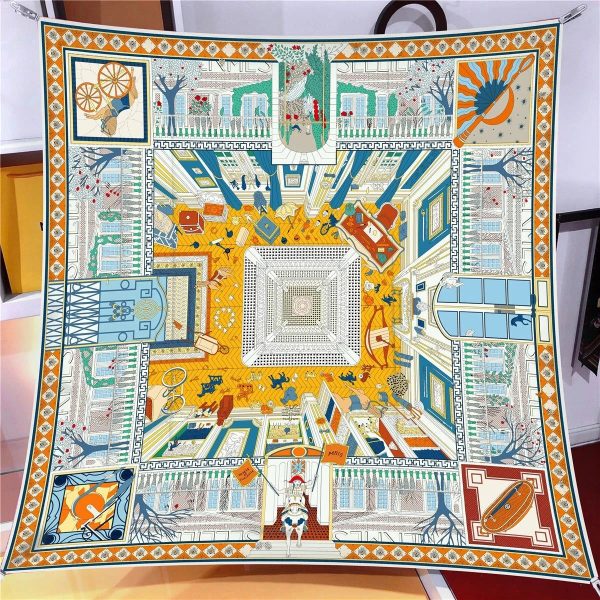 foulard carré prestige haute couture