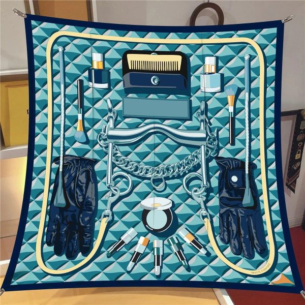 Carré chic 90x90 pour cheveux