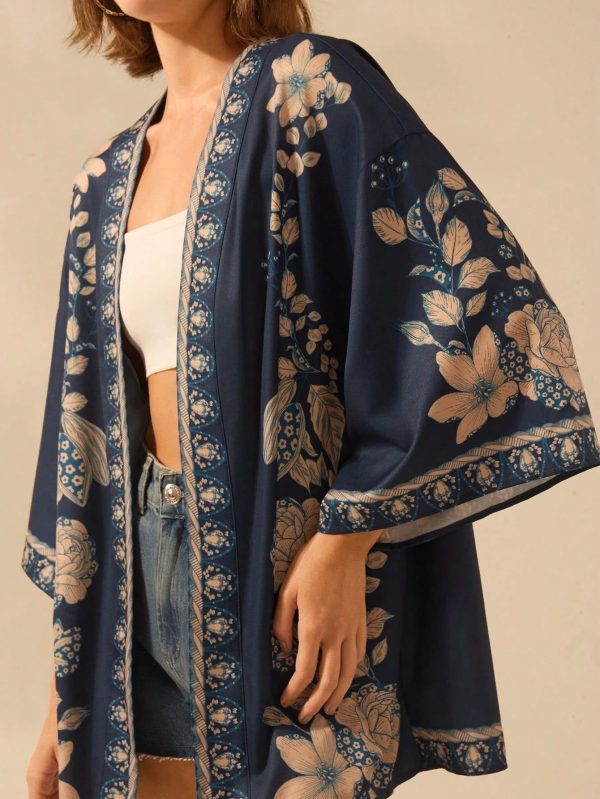 Kimono long élégant femme