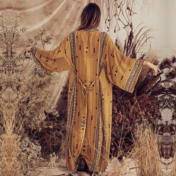 Kimono bohème plage tendance femme
