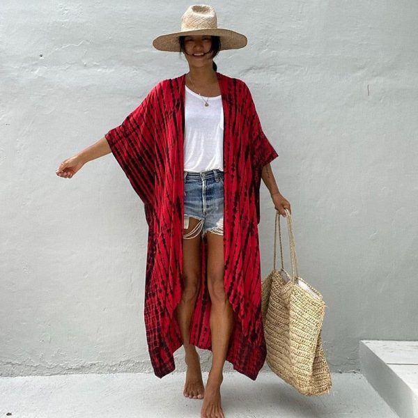 Kimono bohème léger pour la plage