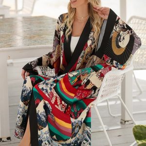 Kimono Chic Bohème Inspiration Africaine