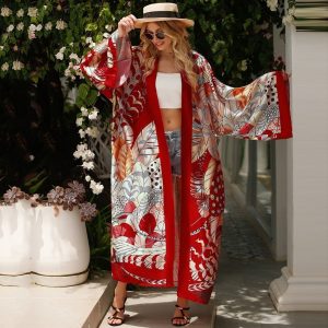 Kimono Chic de Plage Inspiration Japonaise