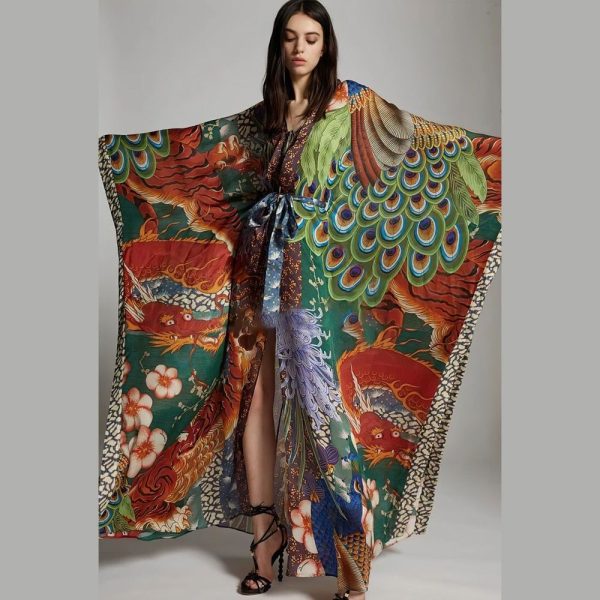 Kimono Phoenix Femme
